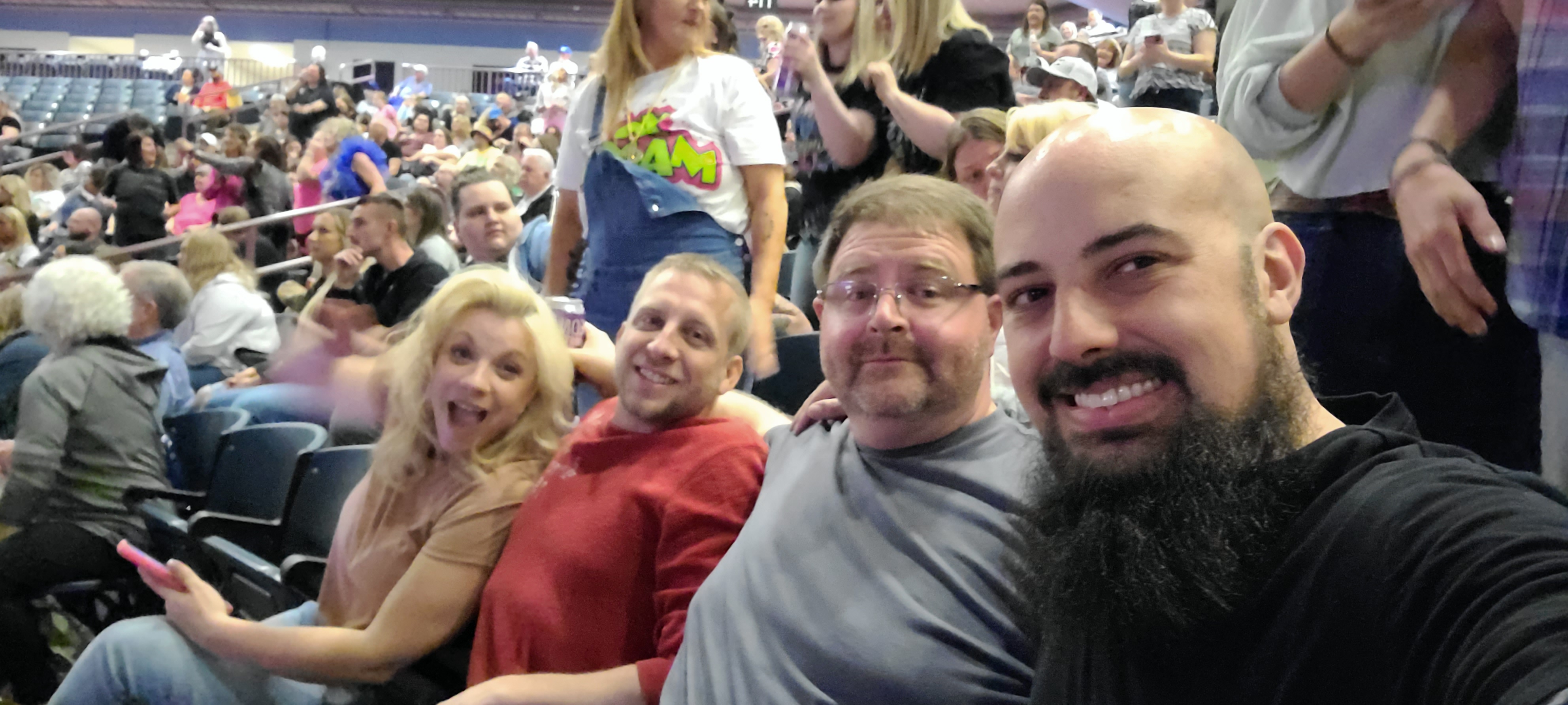 Myself and friends at a I Love the 90's concert